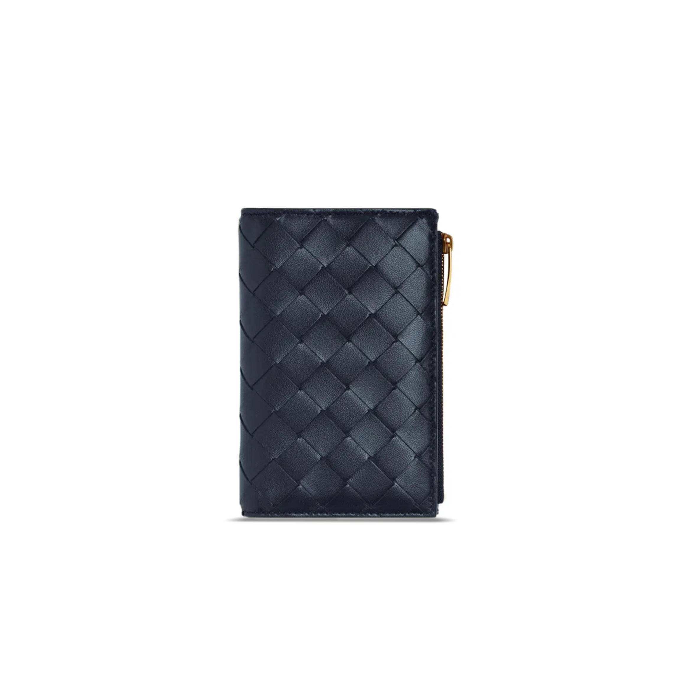 BOTTEGA VENETA MEDIUM INTRECCIATO BI-FOLD ZIP WALLET 667468VCPP28837 (14.5*9.3*2cm)